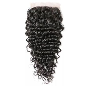 Closure 4x4  curly Deep wave